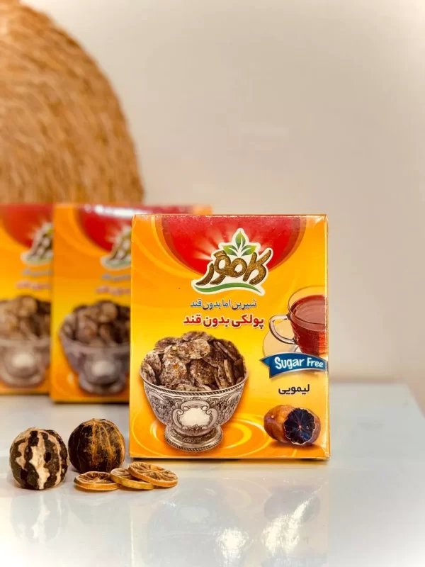 پولکی لیمویی بدون قند و رژیمی برند کامور-KAMVAR