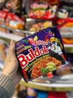 نودل بولداک سامیانگ مرغ تند هابانرو با سس لیمویی