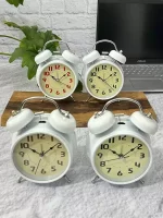 ساعت کوکی رومیزی فانتزی دوقلو سفید