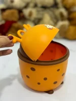 سطل زباله پلاستیکی رومیزی خانگی طرح زرافه