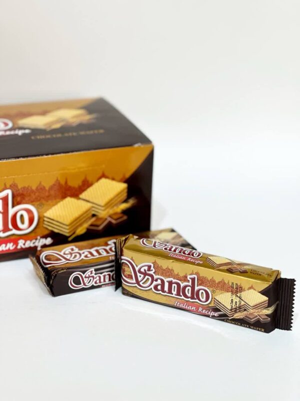 قیمت و خرید ویفر شکلاتی ساندو Sando پک 24 تایی