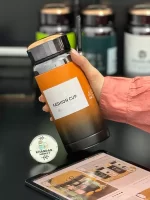 فلاسک دماسنج دار 600 میل مدل fashion cup