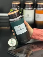 فلاسک دماسنج دار 600 میل مدل fashion cup