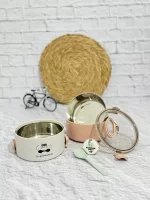 لانچ باکس غذای استیل دوطبقه طرح هواپیما