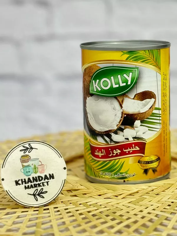 شیر نارگیل خارجی بدون شکر کولی kolly